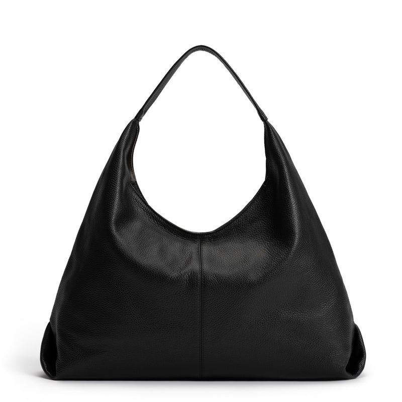 Isabel Bernard Honoré Grace black calfskin leather shoulder bag IB25093-001-zoom-
