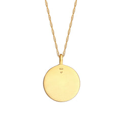 Elli 925 Sterling Silver Coin Necklace 2004-BF-0007797-001