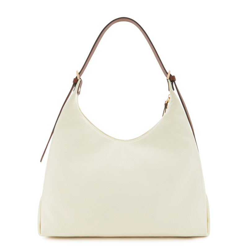 Isabel Bernard Honoré Muriel Crème me Kalfsleren Schoudertas IB25075-070-zoom-