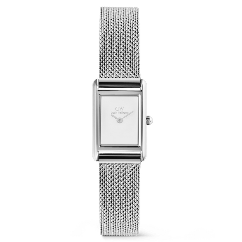 Daniel Wellington Bound Mini Sterling Wit Dameshorloge DW00100927-zoom-