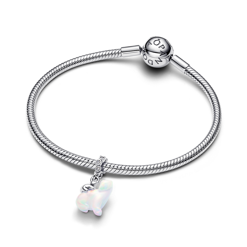 Pandora Moments 925 Sterling Silver Polarbear Mother & Cub Dangle Charm 794243C01-zoom-