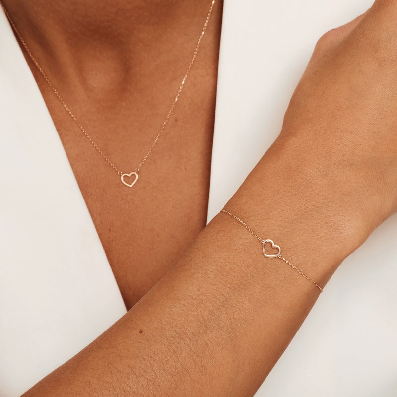 Isabel Bernard Cadeau d'Isabel 14 karaat rosé gouden collier en armband giftset IB90060-zoom-