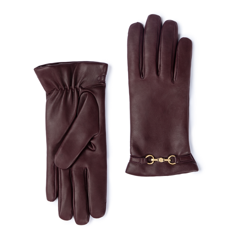 Isabel Bernard Isabel Bernard Honoré Marcelia bordeaux leren handschoenen van geitenleer IB67001-352-6.5-zoom-