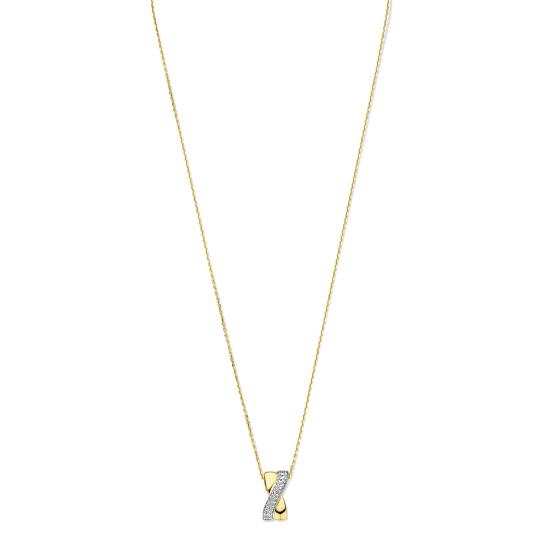 Beloro Jewels Monte Napoleone Stella 9 Karaat Ketting BO340030-zoom-