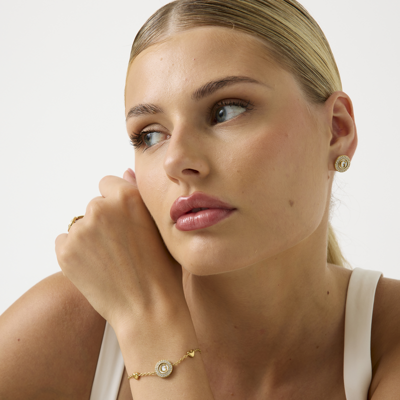 Guess G Talisman Gold-coloured Earrings JUBE06205JWYGT-U-zoom-