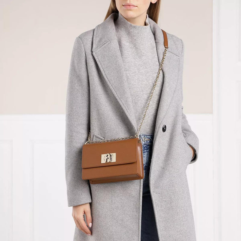 Furla Bruine Leren Crossbody tas 2001-A0151043-zoom-