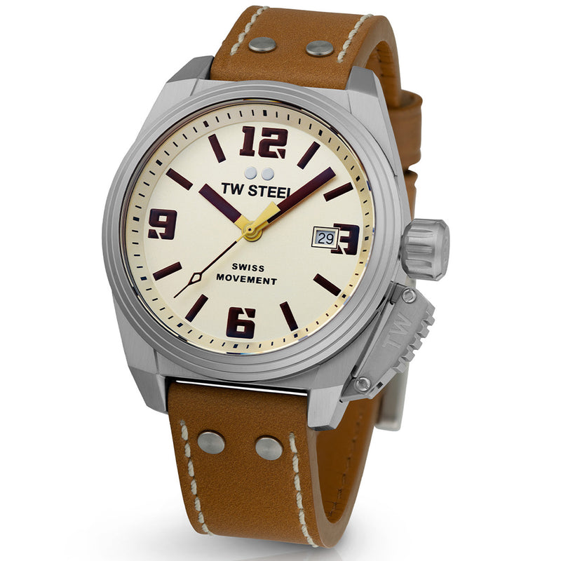 TW Steel Swiss Canteen Crème Heren Horloge 2002-TW1100-zoom-