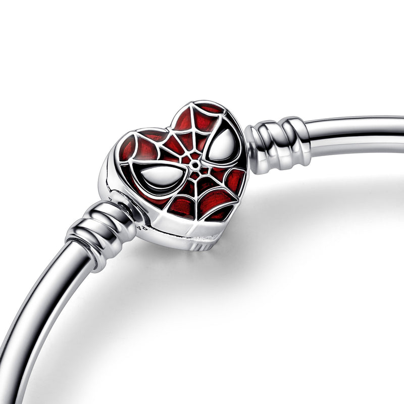 Pandora Marvel 925 Sterling Silver Marvel Spider-Man Mask Bracelet 592324C01-21-zoom-