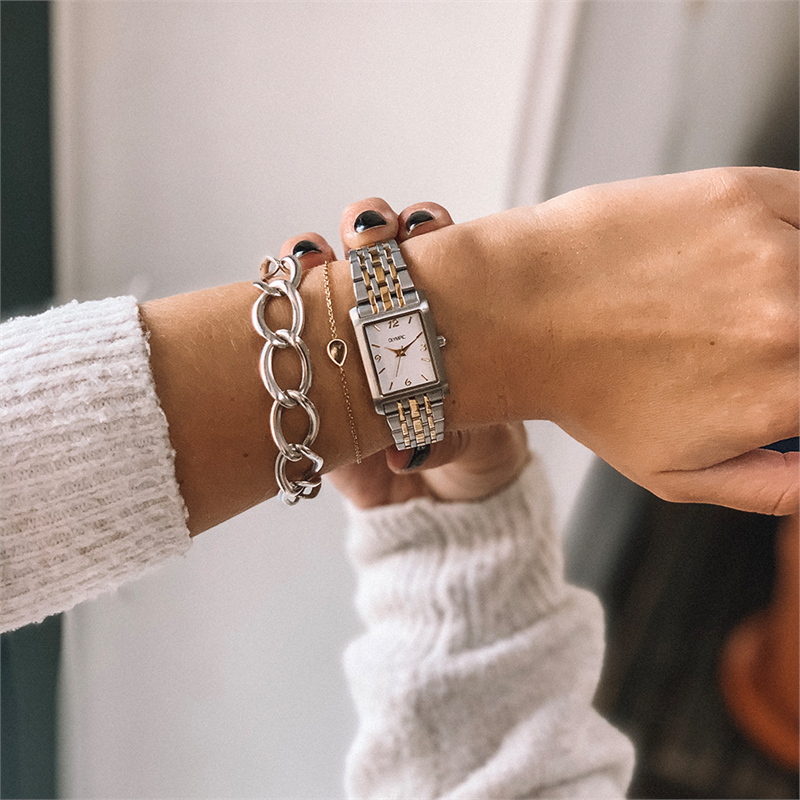 Olympic Oregon Blauw Dames Horloge 2002-OL26DSS131B-zoom-