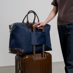 Isabel Bernard Du Louvre Clarice Blue Weekend Bag Medium IB20002-942