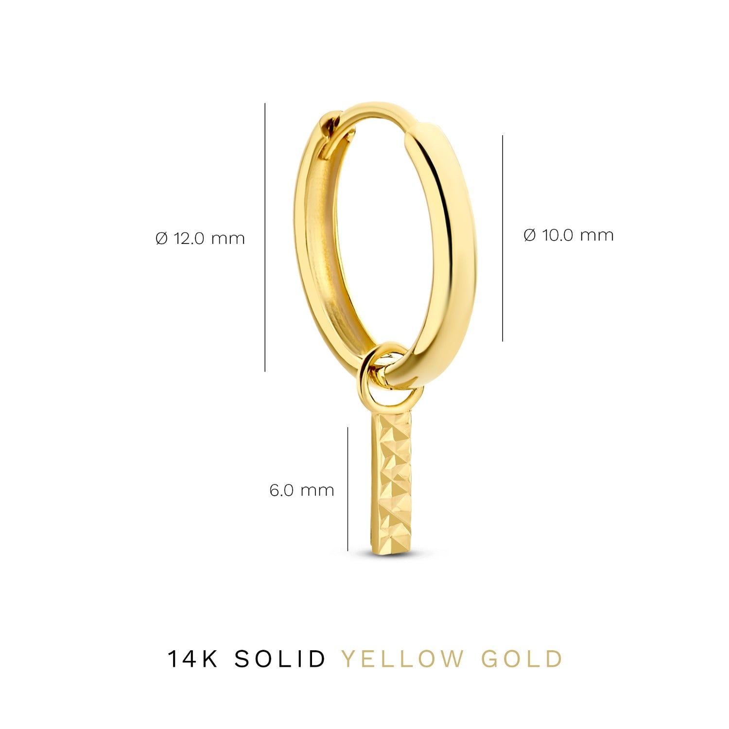 Isabel Bernard Cadeau d´Isabel 14 Carat Golden Earrings Set IB90133