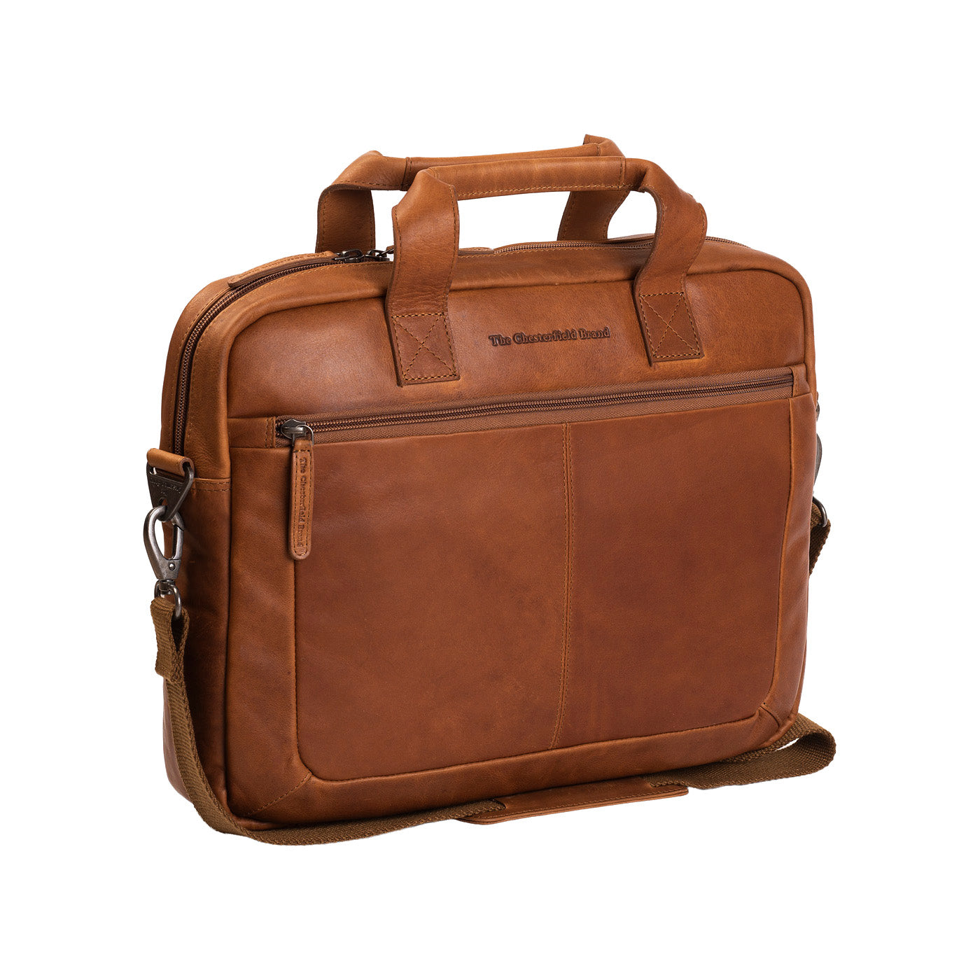 The Chesterfield Brand Calvi Cognac Laptop Bag C40.103331