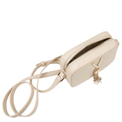 Valentino Bags Divina Beige Crossbody Bag VBS1R409GBEIGE