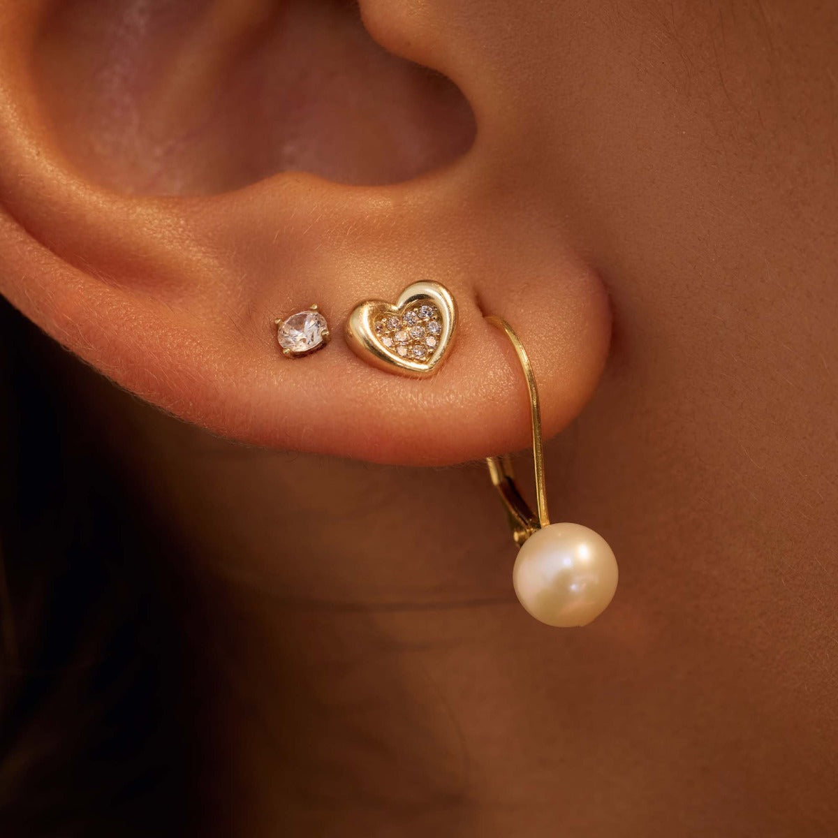 Beloro Jewels Monte Napoleone Gionna 9 carat gold Ear Studs BO360062