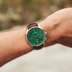 Mats Meier Mont Vélan Chrono Green/Brown Watch MM10002