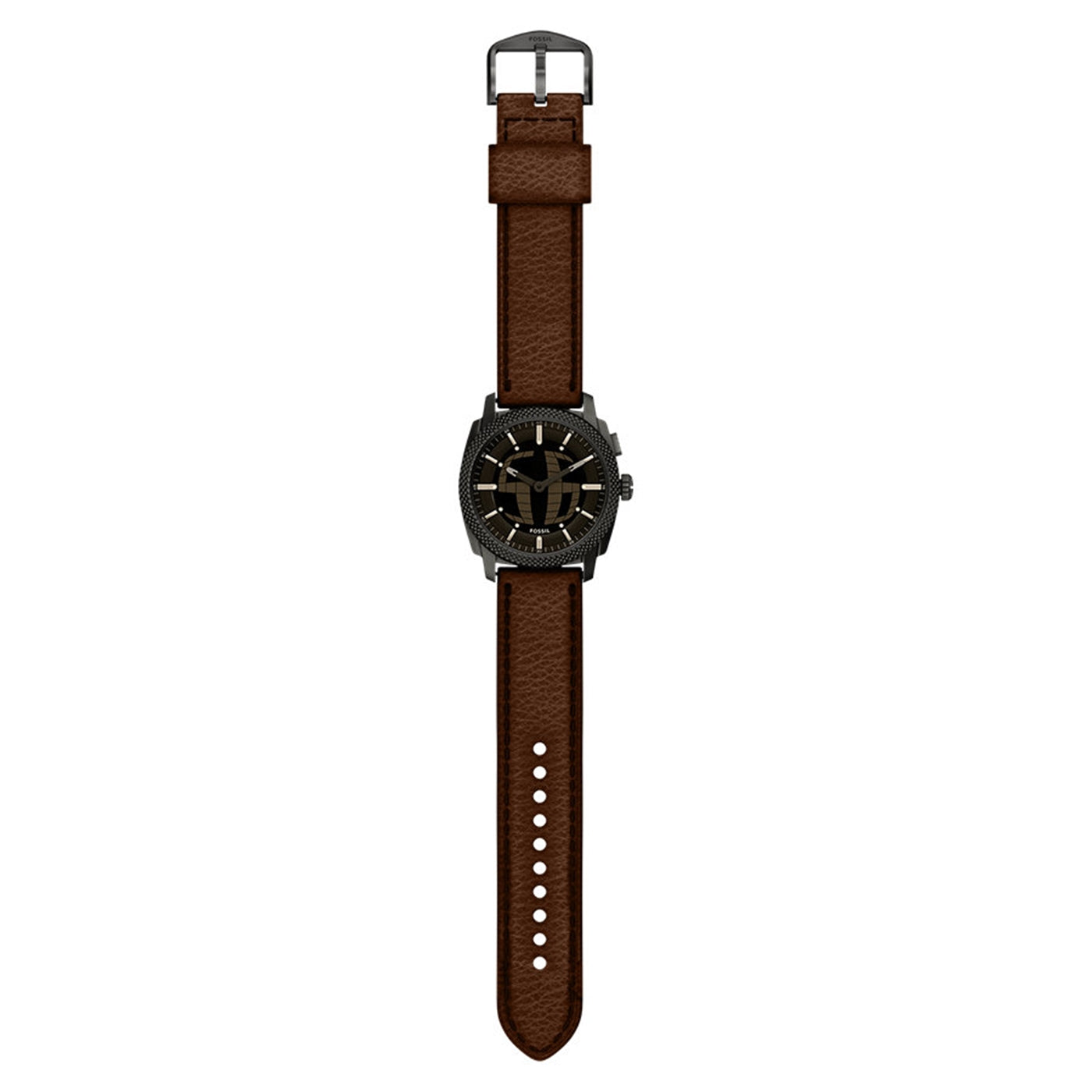 Fossil Machine Big Tic Round Black Dial Watch FS6165