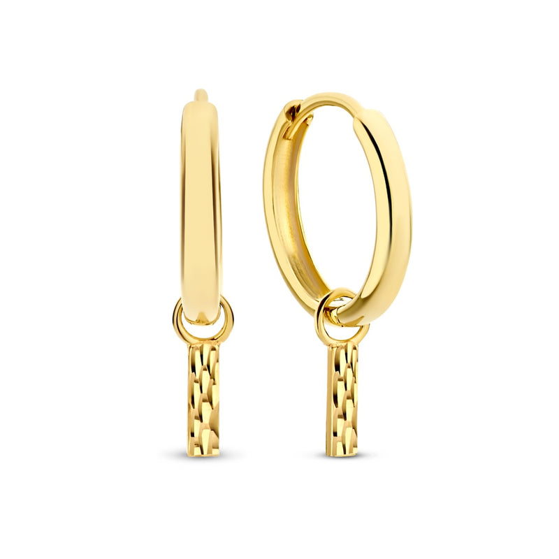Isabel Bernard Rivoli Laura 14 karaat gouden oorringen IB360150-zoom-