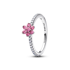 Pandora Timeless Sparkling Pink Flower Ring 194499C02-50