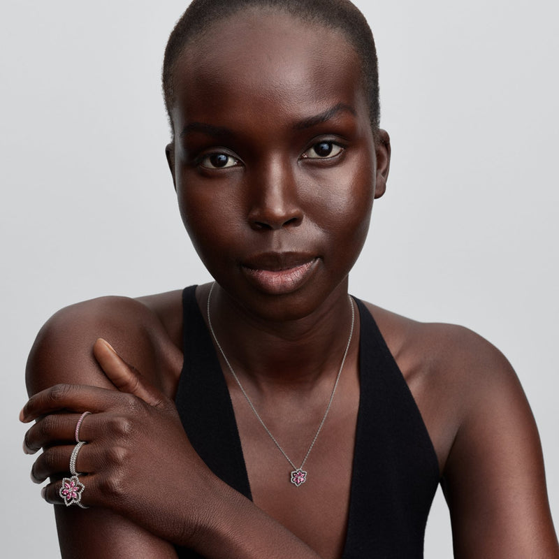 Pandora Timeless Dubbele Bloemen Cocktailring 194577C01-52-zoom-