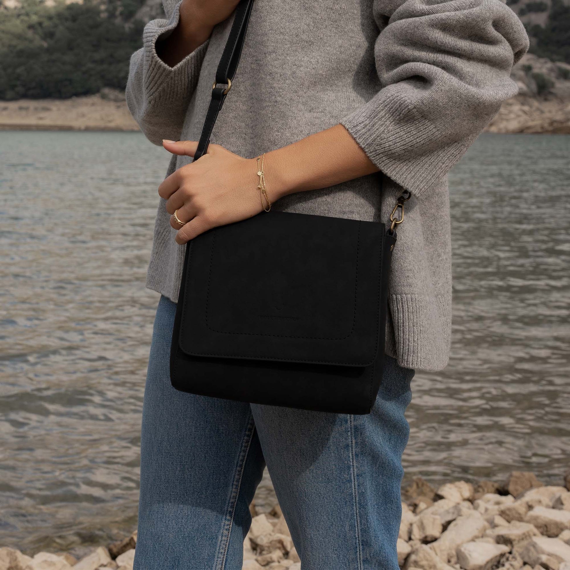 Violet Hamden My Daily Black Crossbody bag VH22022