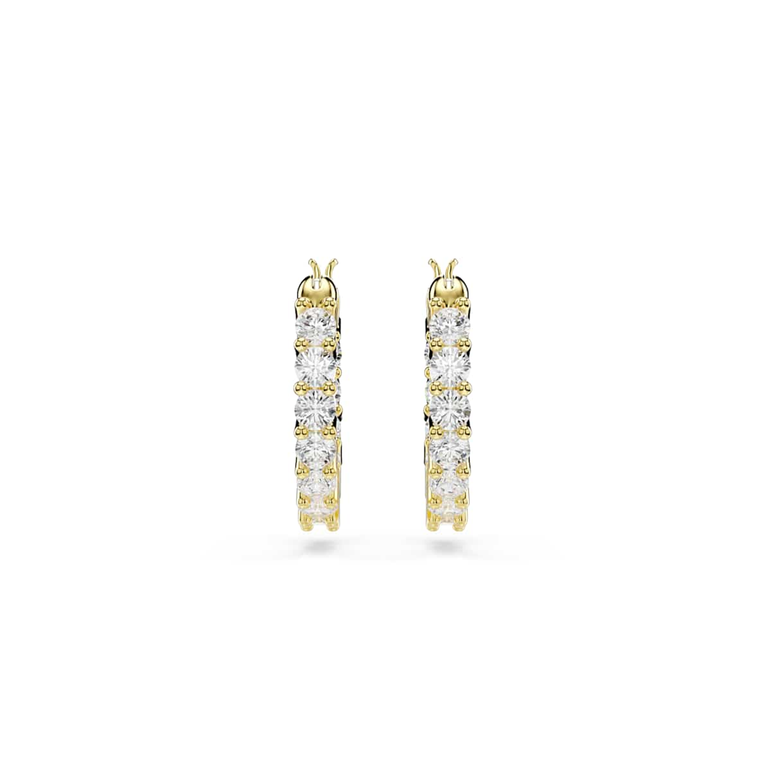 Swarovski Matrix Gold Coloured Earrings 5733398