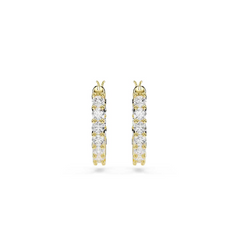 Swarovski Matrix Gold Coloured Earrings 5733398