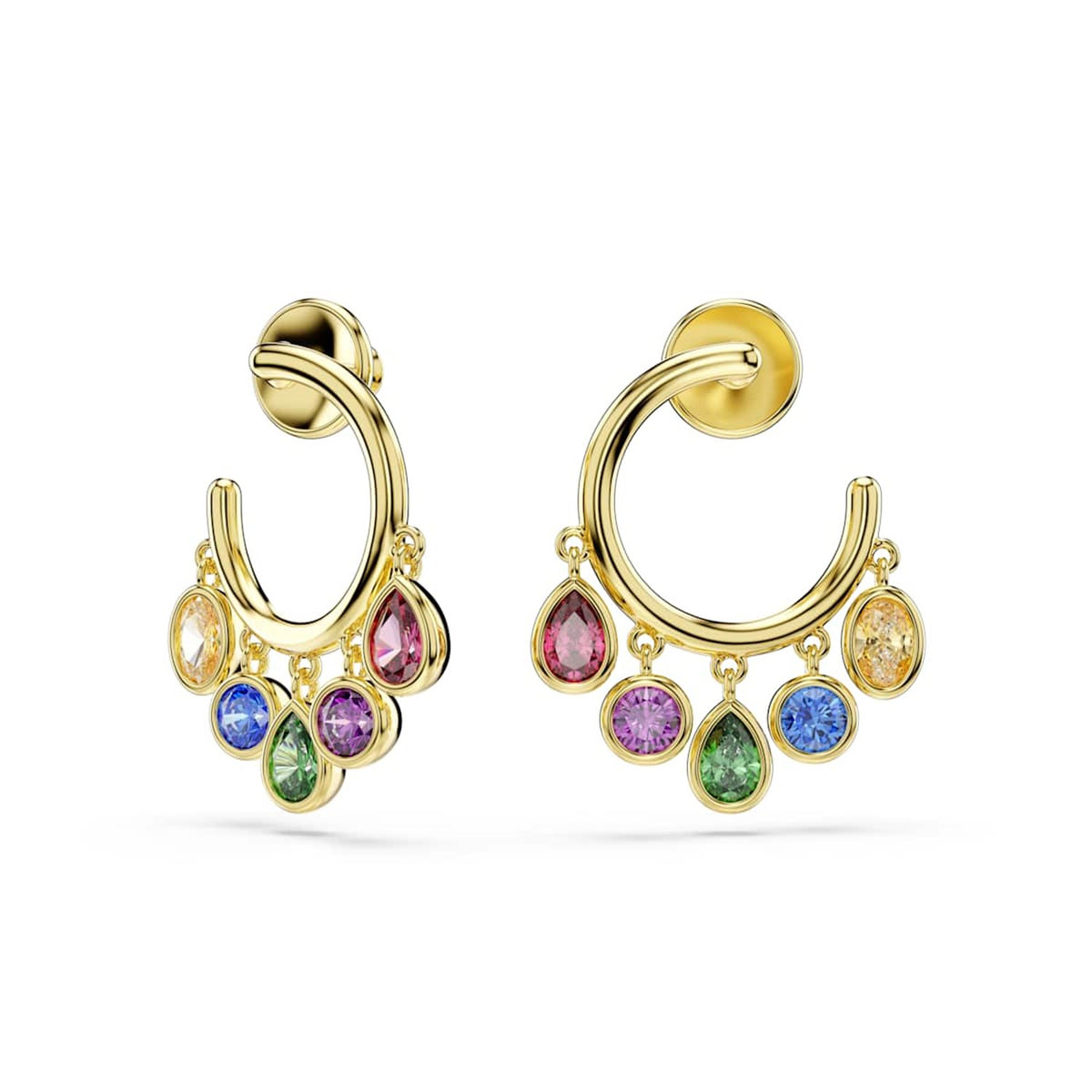 Swarovski Imber Organic Gold-Tone Multicolour Earrings 5753263
