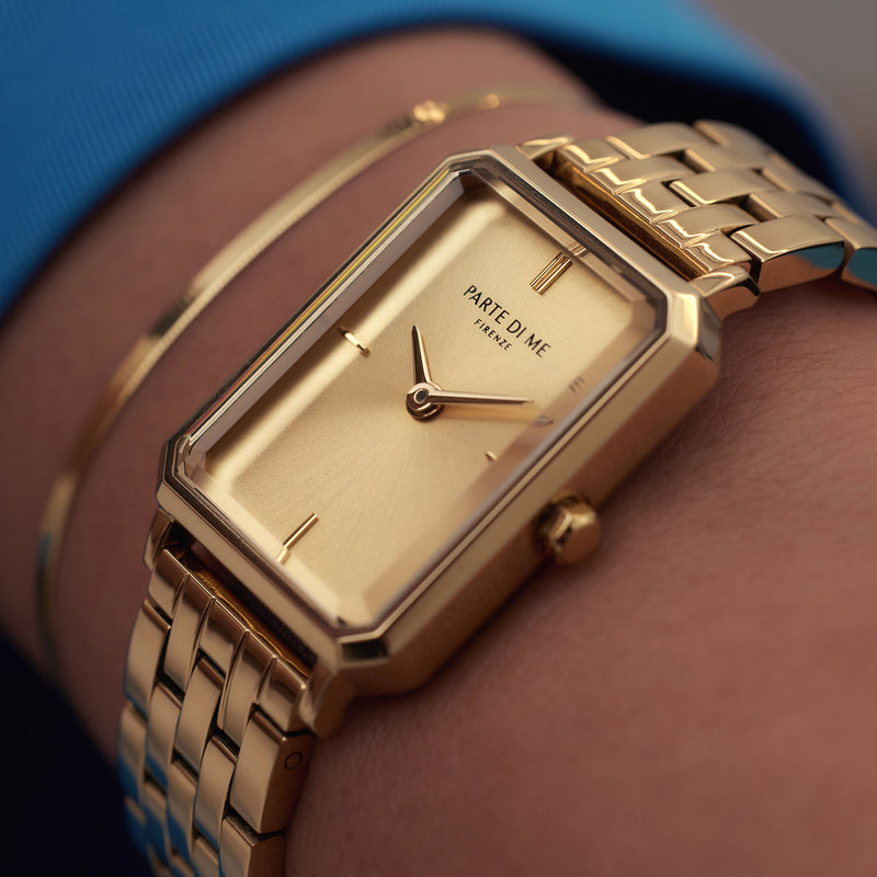 Parte Di Me Orologio Rechthoekig Dameshorloge Goudkleurig PDM09000-zoom-