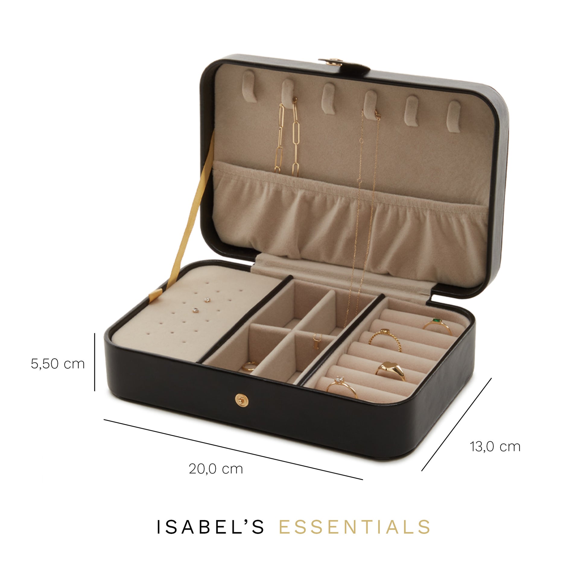 Isabel Bernard Cadeau d'Isabel Black Jewellery Box IBJB202003