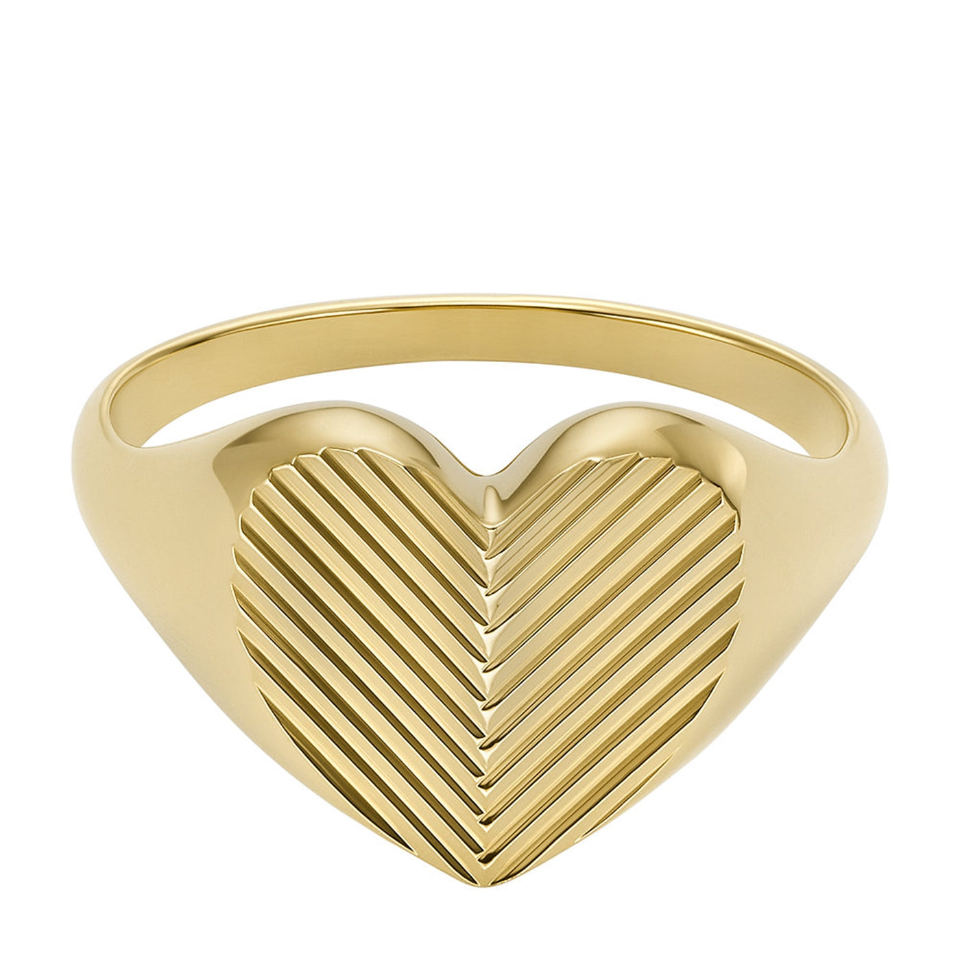 Fossil Harlow Gold-coloured Ring JF04655710-6