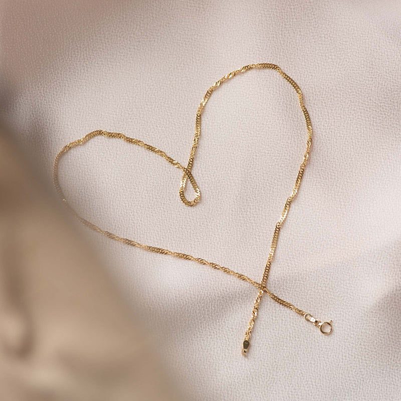 Isabel Bernard Rivoli Lilou 14 karaat gouden ketting IB340113-zoom-