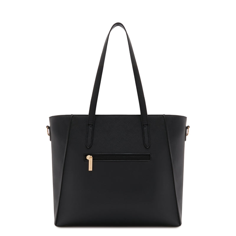 Violet Hamden Essential Bag Zwarte Shopper met 13 inch Laptopvak VH25035-801-zoom-
