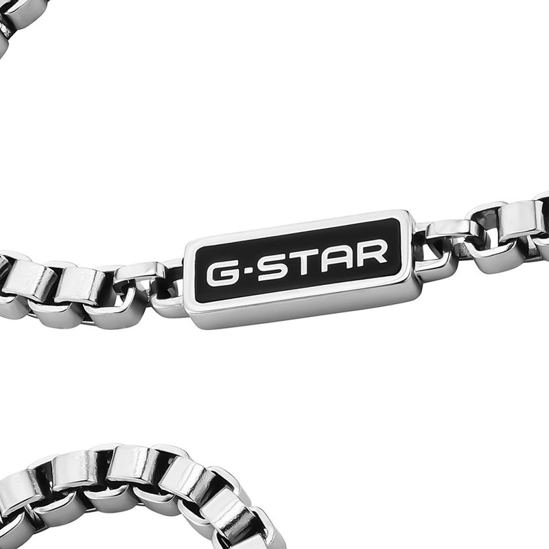 G-Star Floatcore Zilveren Box Chain Ketting GSJ.100.04-zoom-