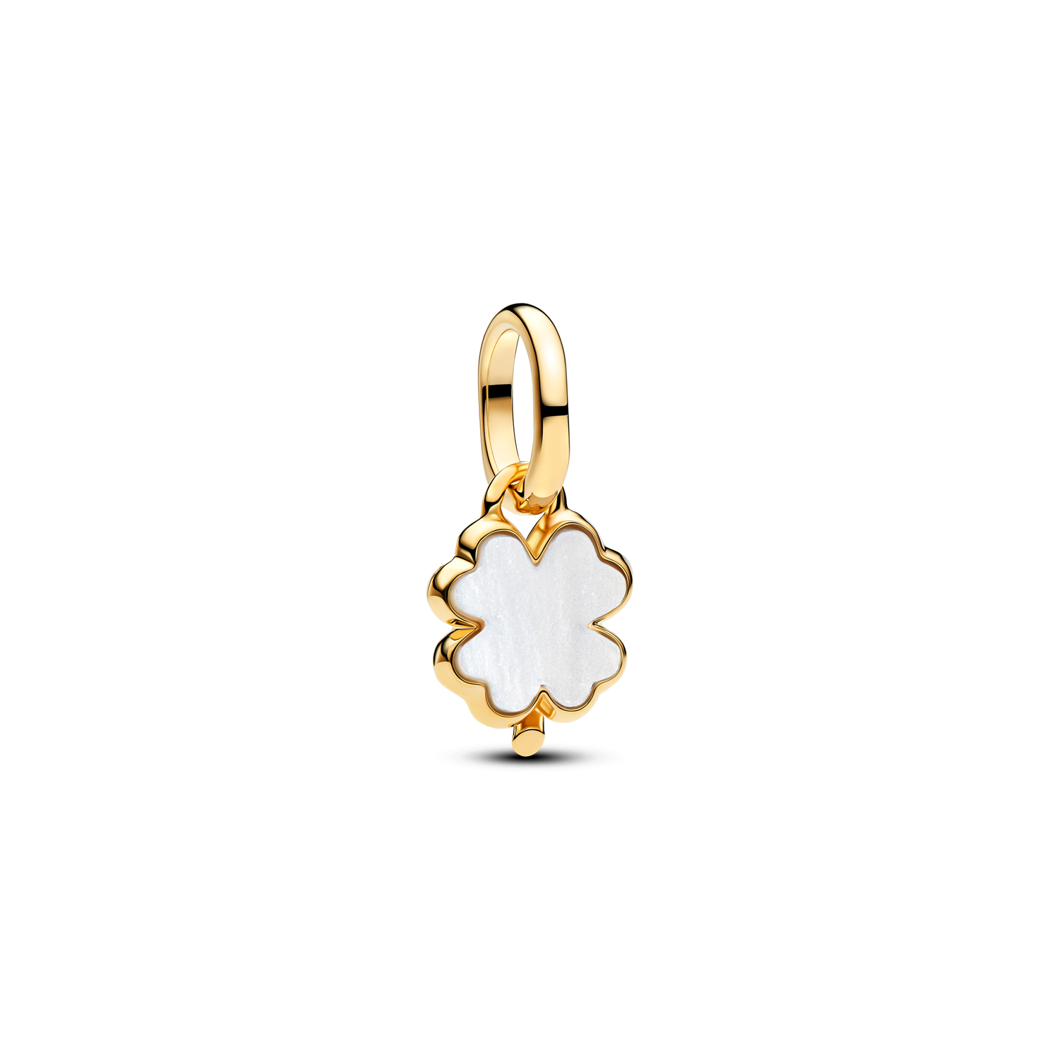 Pandora ME White Lucky Clover Dangle Charm 764564C01
