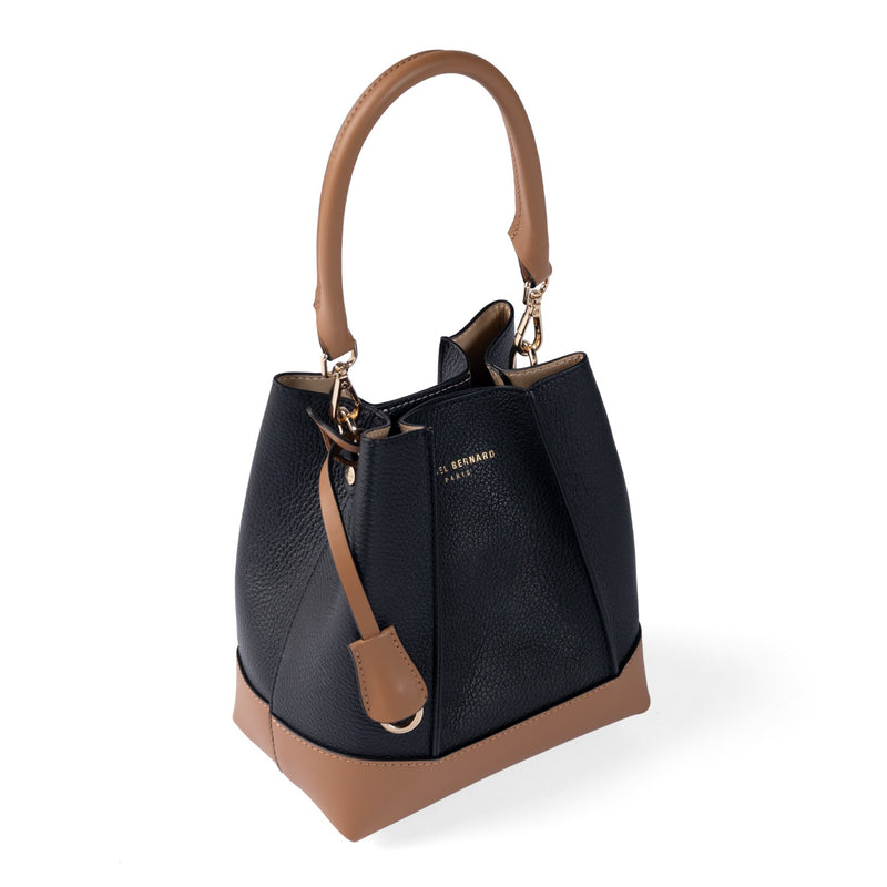 Isabel Bernard Femme Forte Minette Zwart Kalfsleren Handtas IB21114-001-zoom-