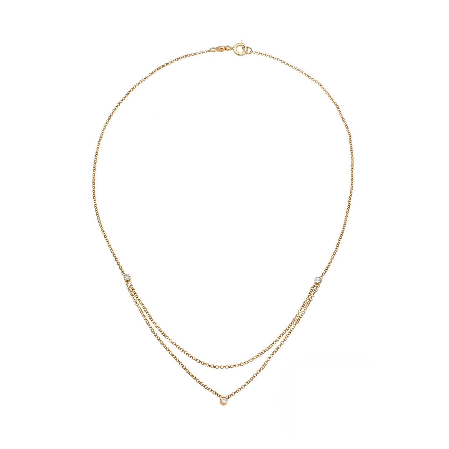 Elli 925 Sterling Silver Layered 2004-BF-0008053-001