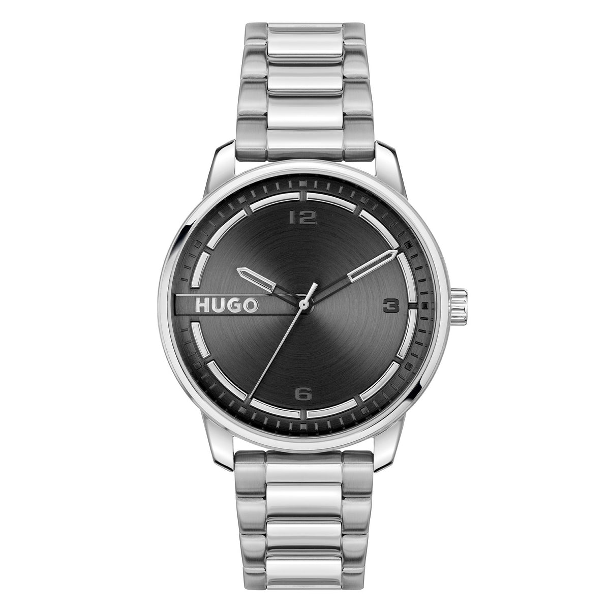 Hugo Boss HUGO #STAMP Zwart Heren Horloge 2002-HU1530364