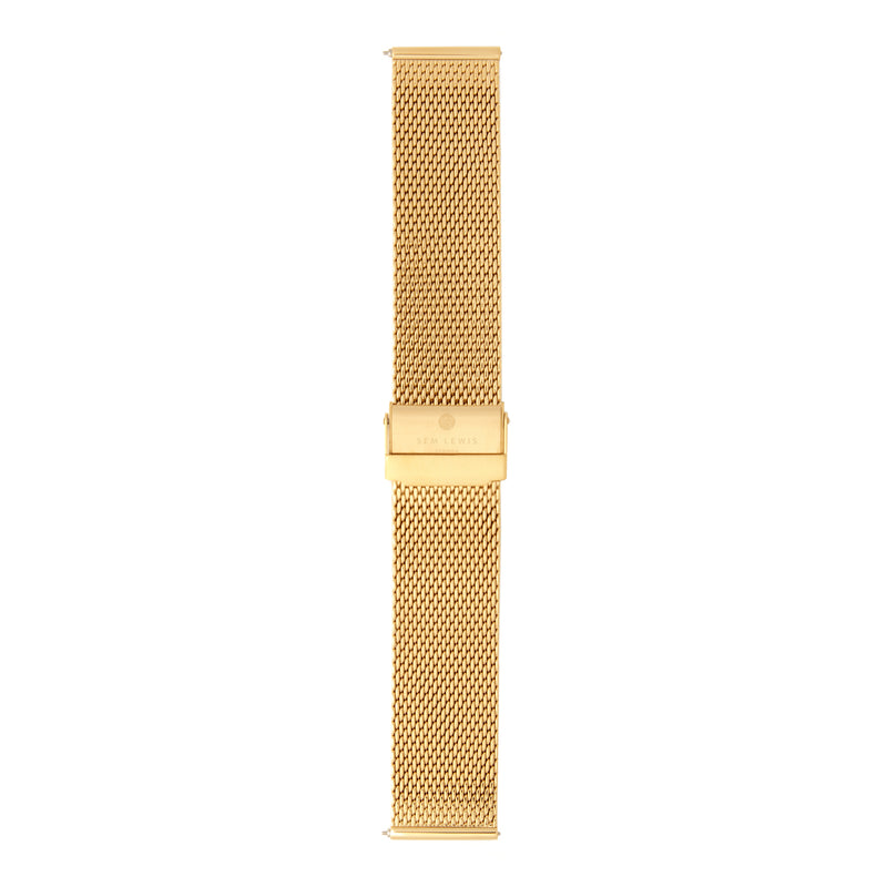 Sem Lewis Metropolitan Strap 24mm Goudkleurig SL620022-zoom-