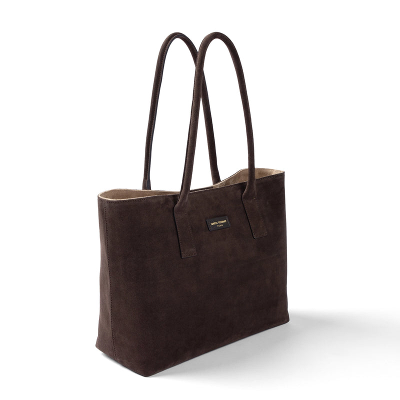 Isabel Bernard Honoré Elin Donkerbruine suède schoudertas IB25111-131-zoom-