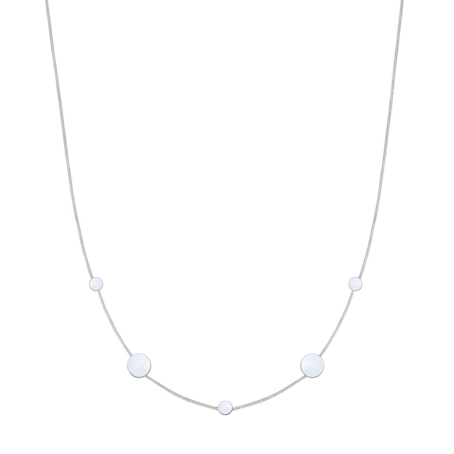 Elli 925 Sterling Silver Link Chain Necklace 2004-BF-0008161-001