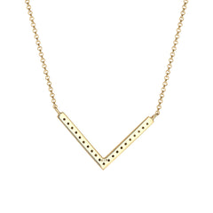 Elli 925 Sterling Silver Link Chain Necklace 2004-BF-0008014-001