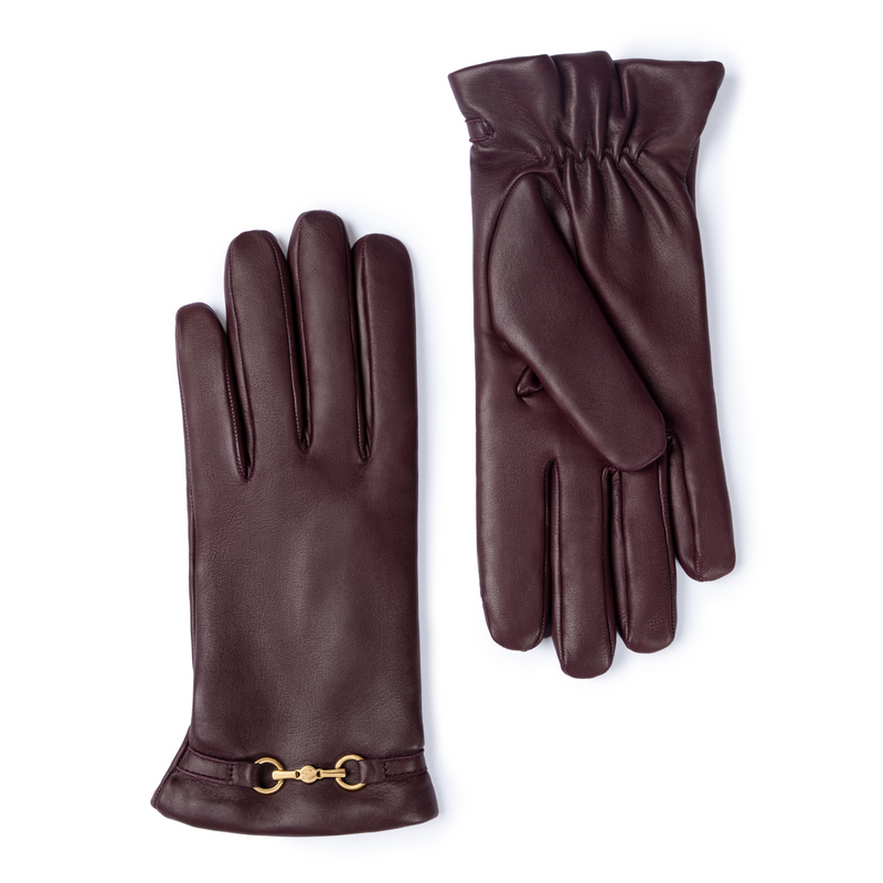 Isabel Bernard Isabel Bernard Honoré Marcelia bordeaux leren handschoenen van geitenleer IB67001-352-6.5-zoom-