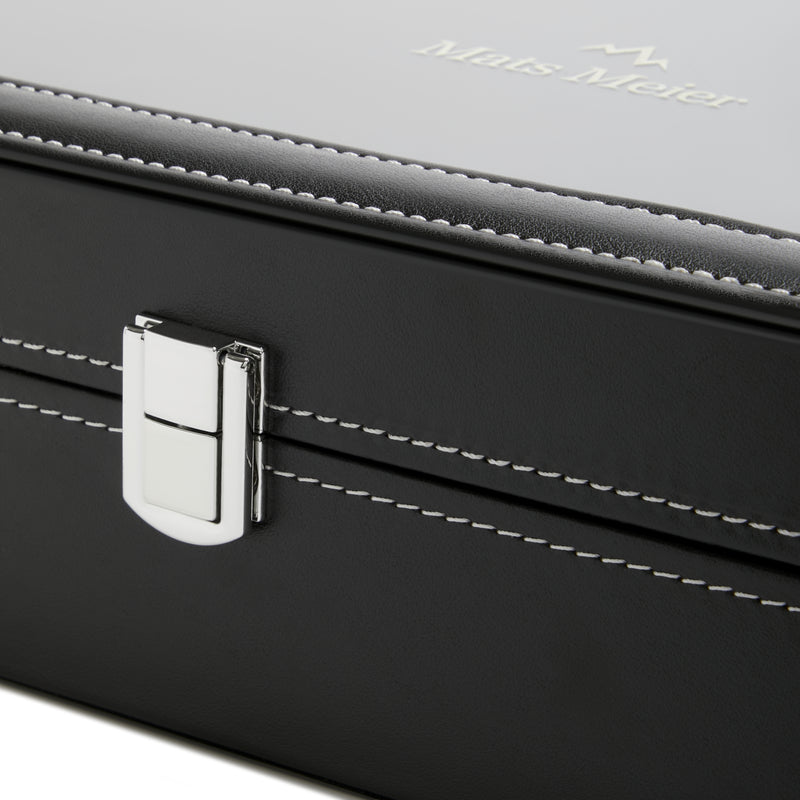 Mats Meier Mont Fort Zwarte Horlogebox voor 10 Horloges MM-Watchbox-1916-zoom-