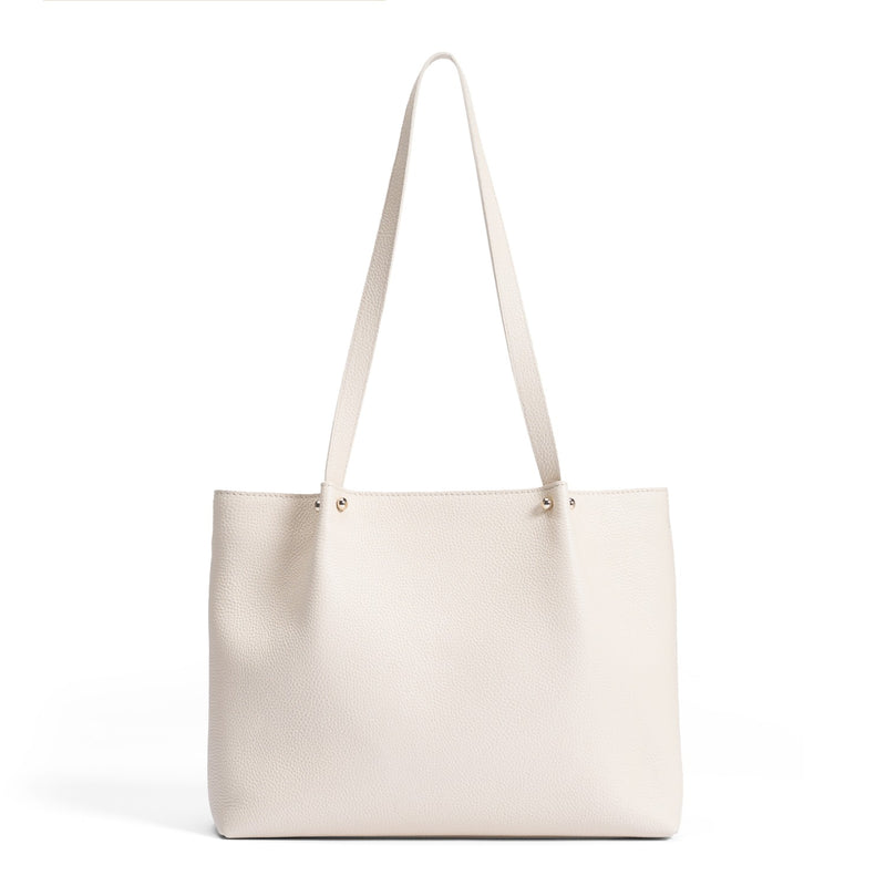 Isabel Bernard Honoré Nata Crème me Leren shopper van Kalfsleer IB25086-070-zoom-