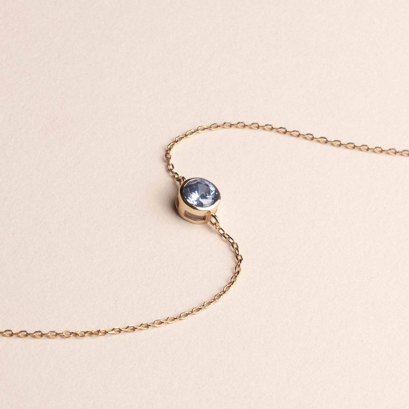 Violet Hamden Venus 925 Sterling Zilveren Gold Plated Armband met Geboortesteen VH320010-OCT-zoom-