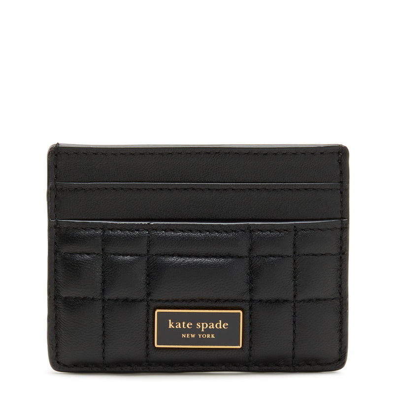 Kate Spade New York Evelyn Zwarte Leren Pasjeshouder K8933BLK-zoom-