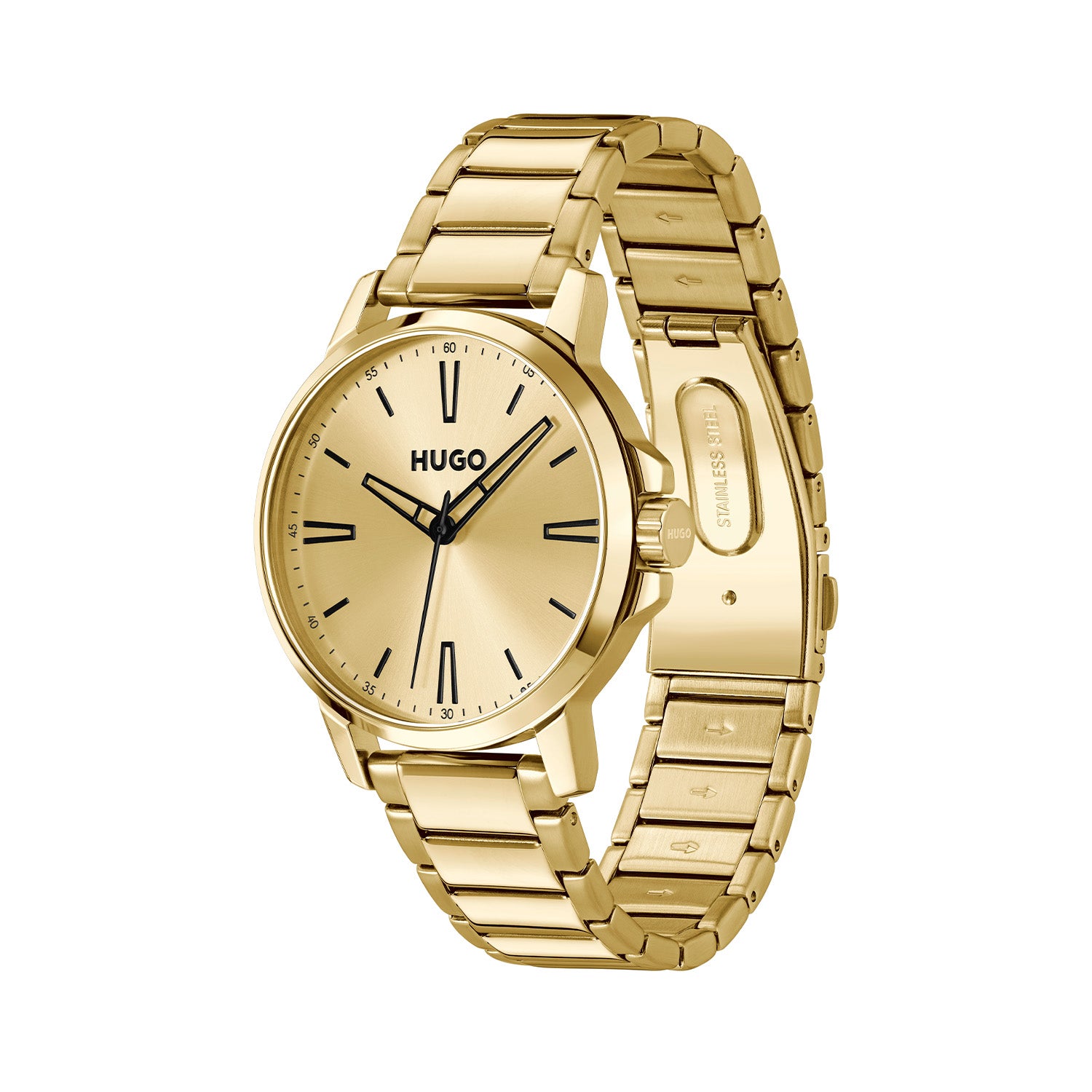 Hugo Boss #SMOOTH Gold Men's Watch HU1530420