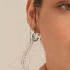 Ania Haie Smooth Operator 925 Sterling Silver Earrings 2002-AH-E038-03H