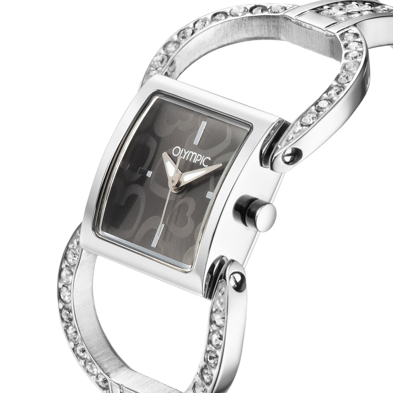 Olympic Zwart Dames Horloge 2002-OL82DSS011-zoom-