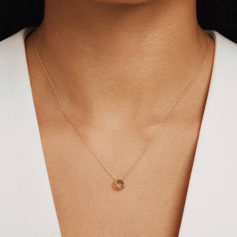 Isabel Bernard Rivoli Méline 14 Karaat Gouden Collier IB340150-zoom-